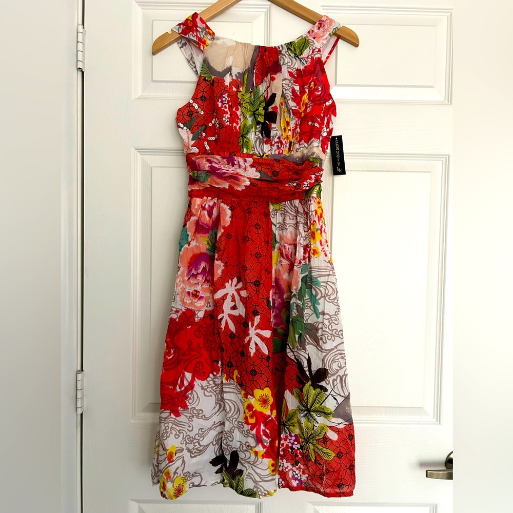 Boho floral dress